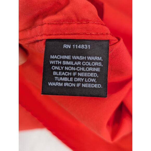 Nicole Miller NY Large 16-16 1/5 34/35 Stretch Red Dress Shirt w/Pearl Buttons - Picture 7 of 13